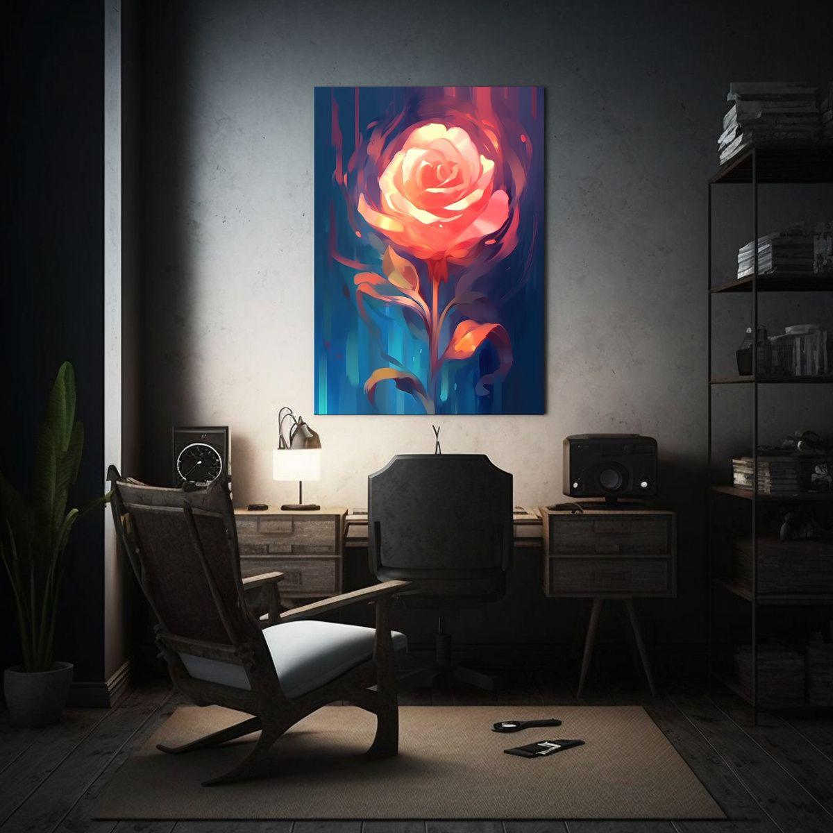 Tela Abstracta A Rose By Joey Chou Y Steve 20x30cm-2