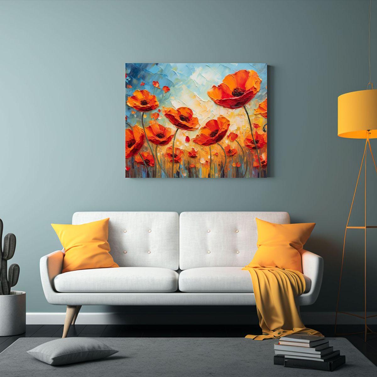 Cuadro Fotografía Poder Danza Amapolas Crea Una Composició 40x30cm-2