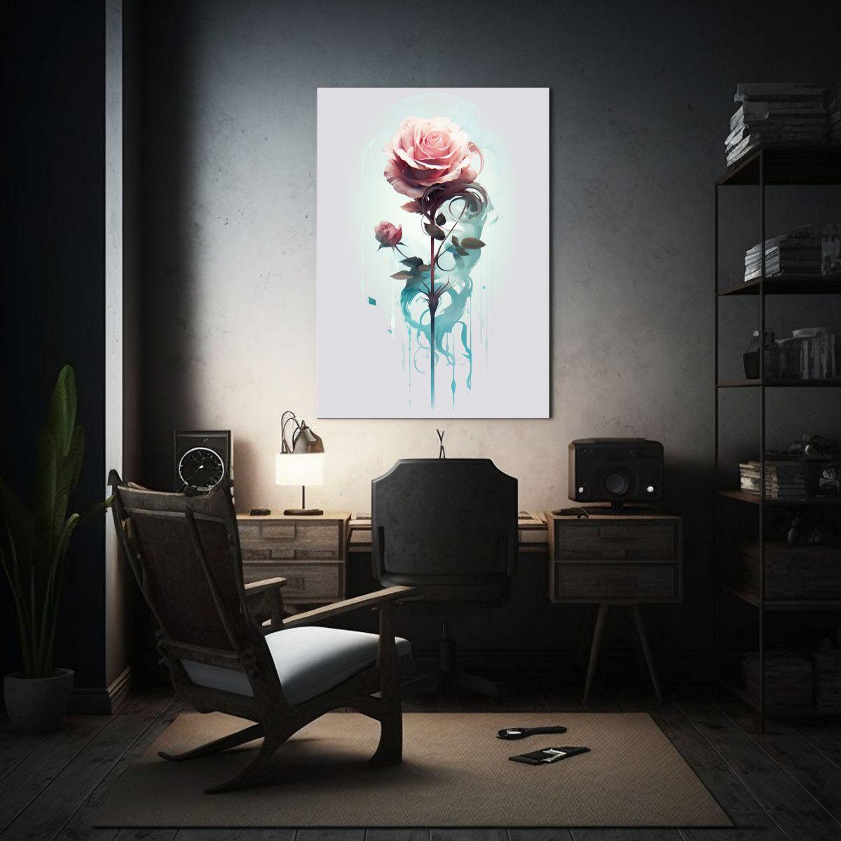 Arte De Pared Abstracto De Finas Líneas Temática 80x120cm-2