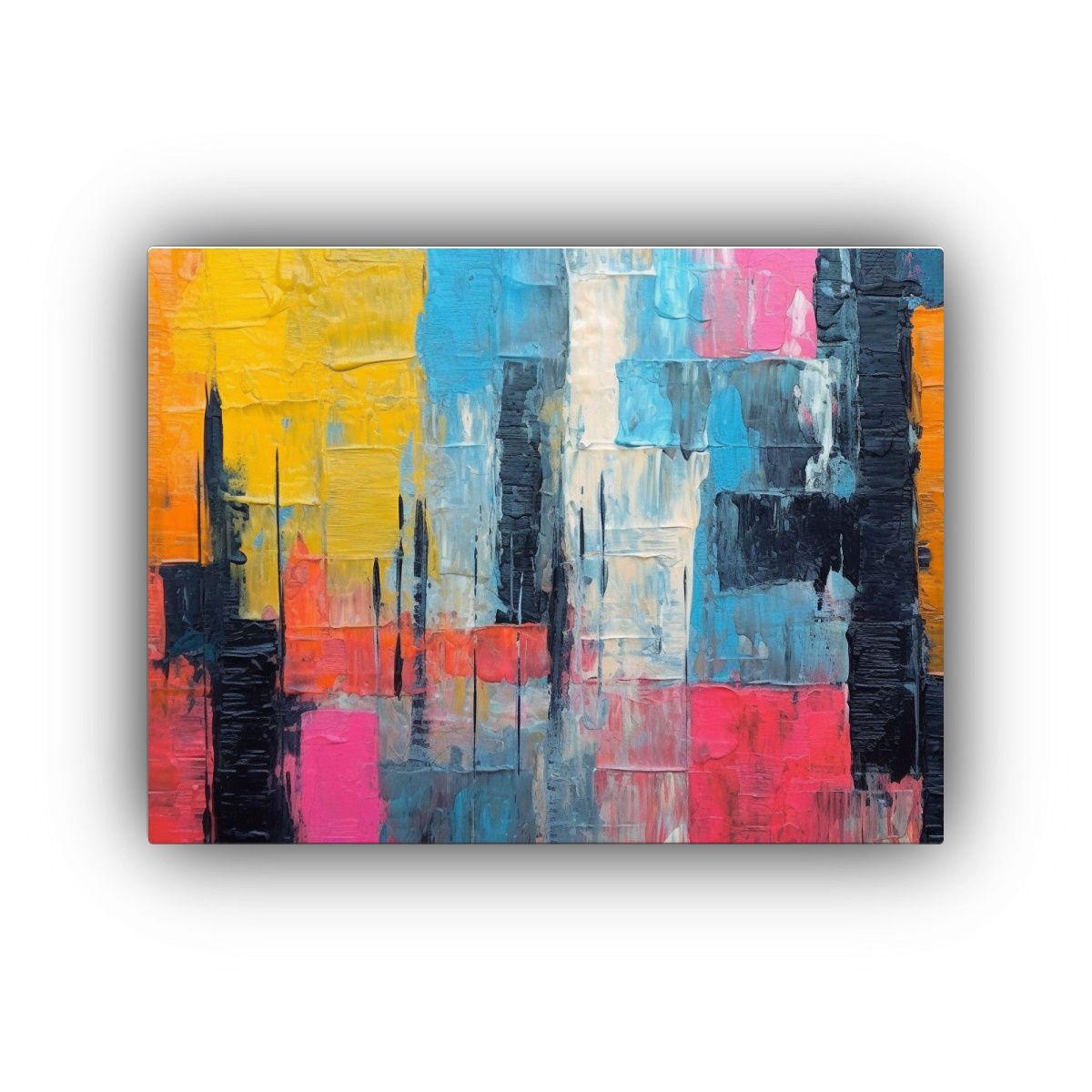 Cuadro De Tela Con Imagen Llamativa De Pintura 50x40cm-0