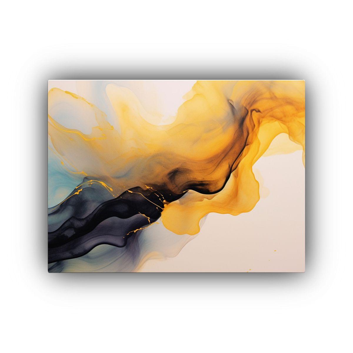 Pinturas Decorativas Con Textura Fluida De Tinta Suave 50x40cm-0