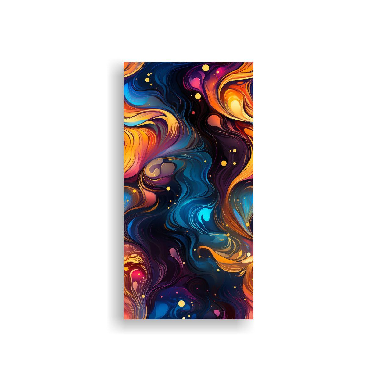 Pinturas Decorativas Con Movimiento De Formas 40x80cm-0