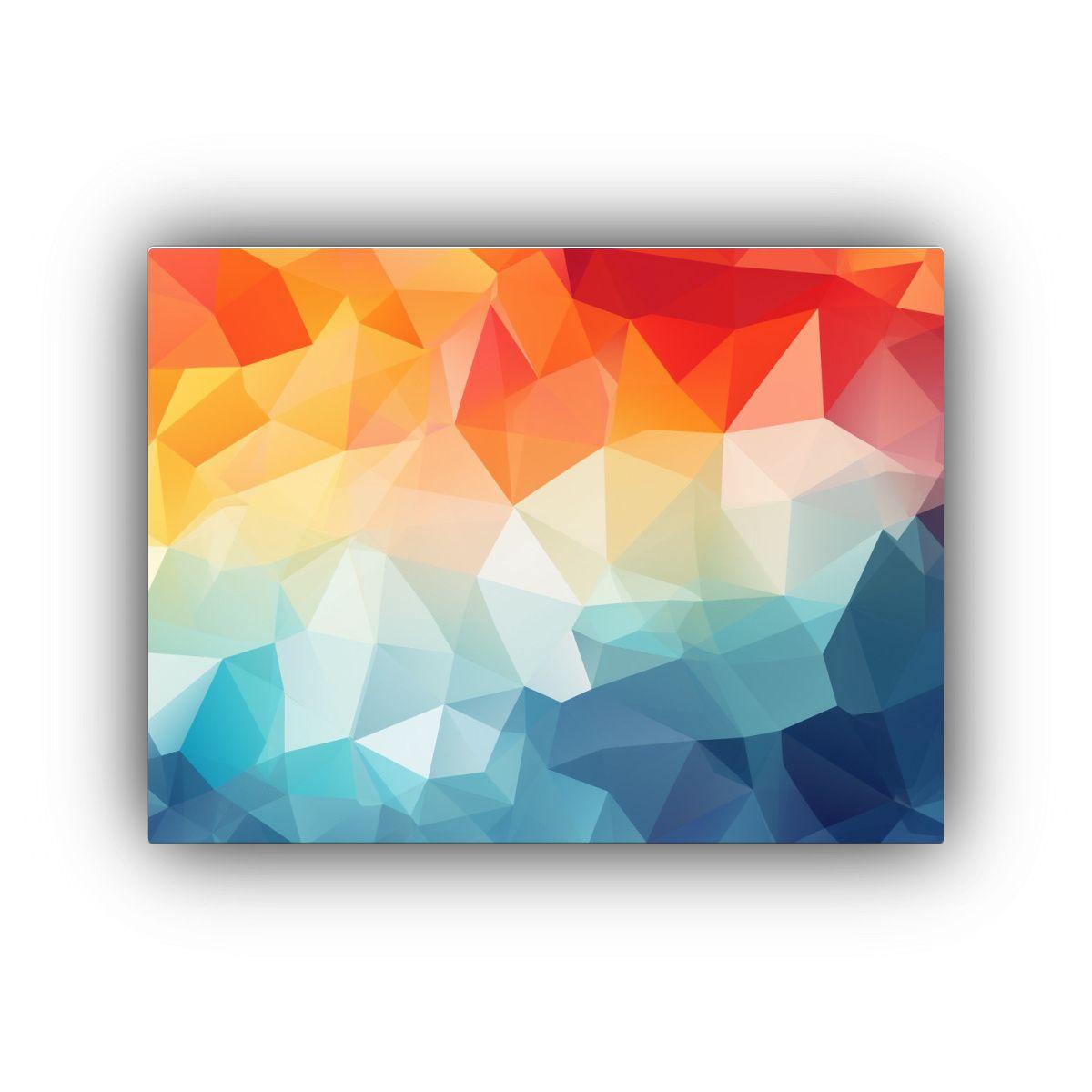 Cuadro Abstracto De Expresión Visual En Forma De Polígono  65x50cm-0