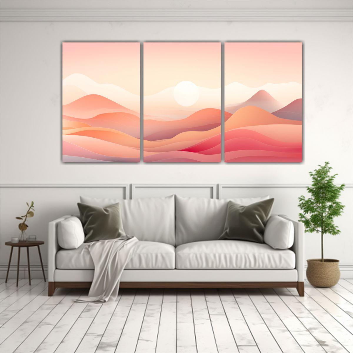 Pintura En Lienzo Surrealista De Diseño Duradero 150x75 Cm-2