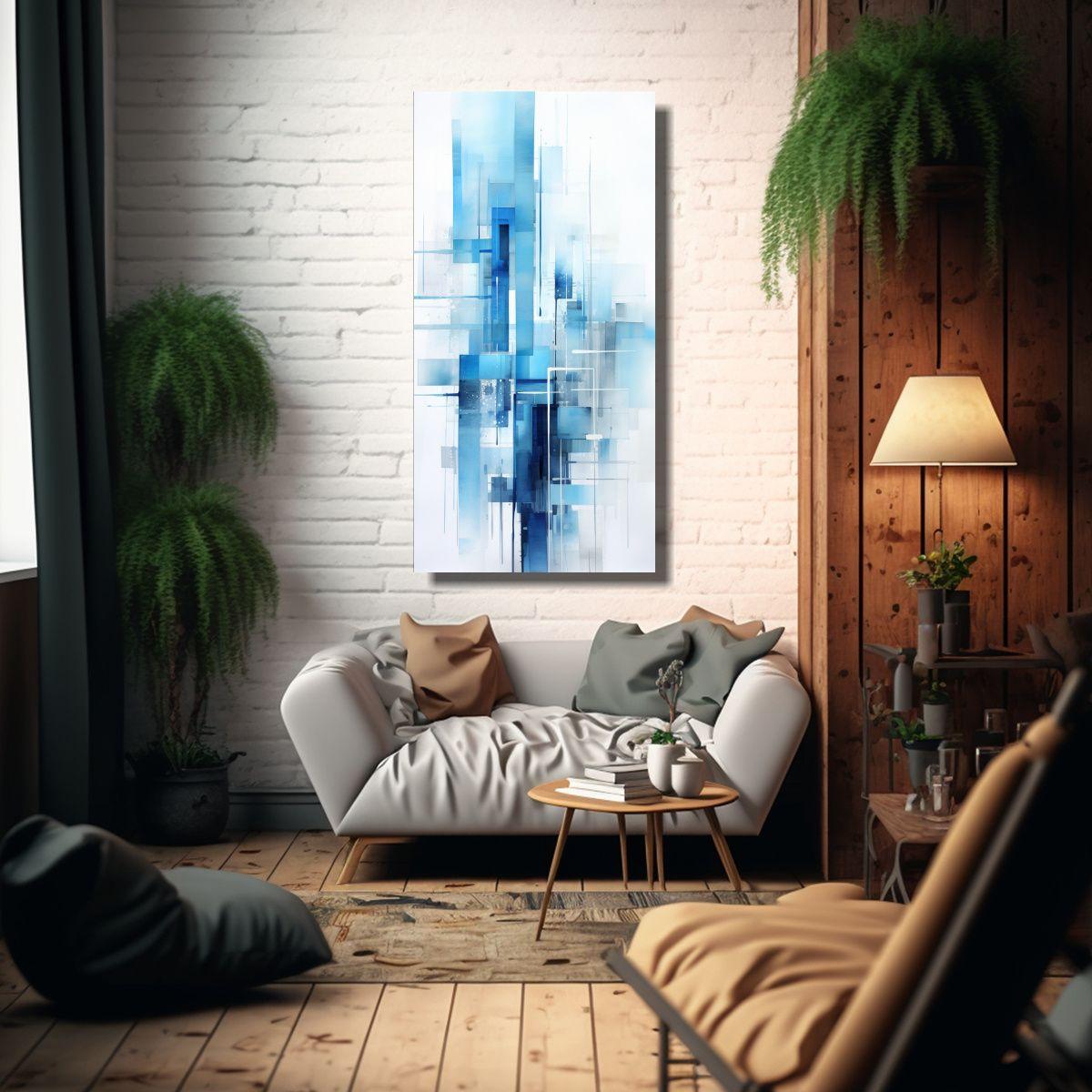 1 Cuadro Abstracción Para Cocina Estilo 70x140cm-2