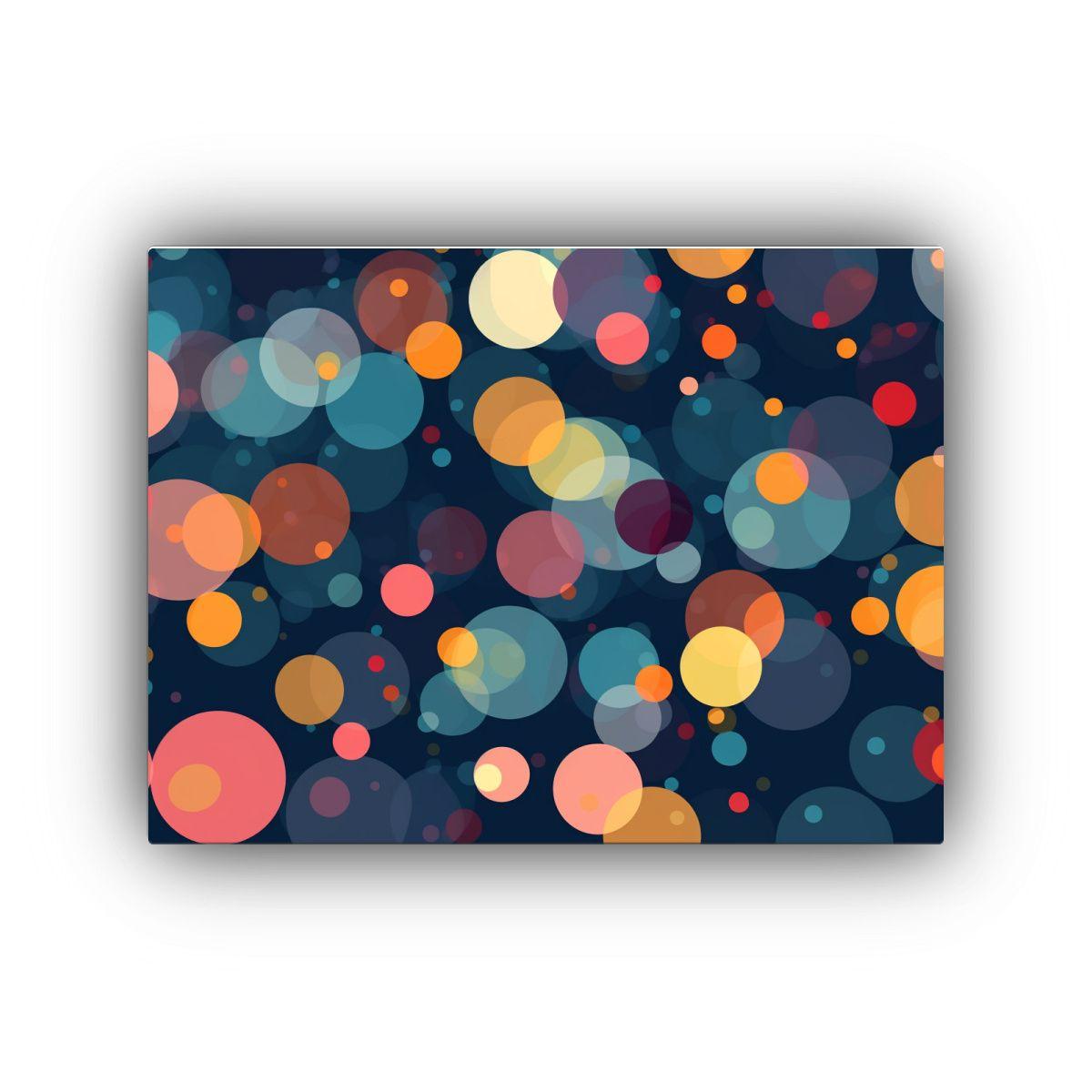 Pinturas Decorativas Abstractas De Alta Calidad Con Lunares  65x50cm-0