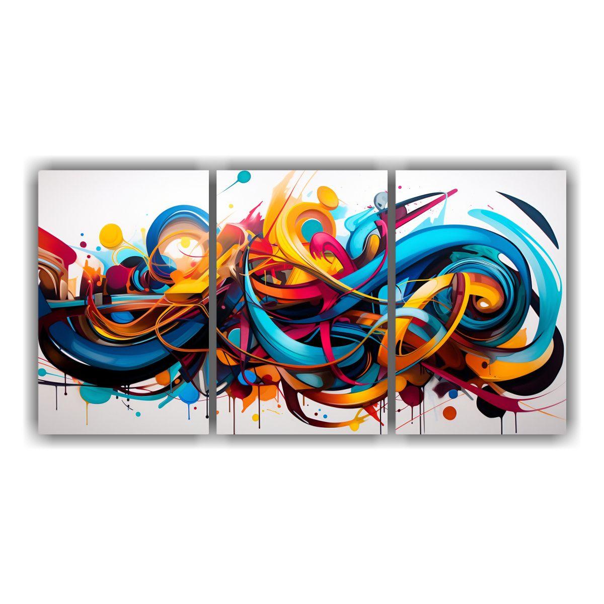 Pinturas De Pared Vanguardia Abstracta, Fusión 180x90 Cm-0