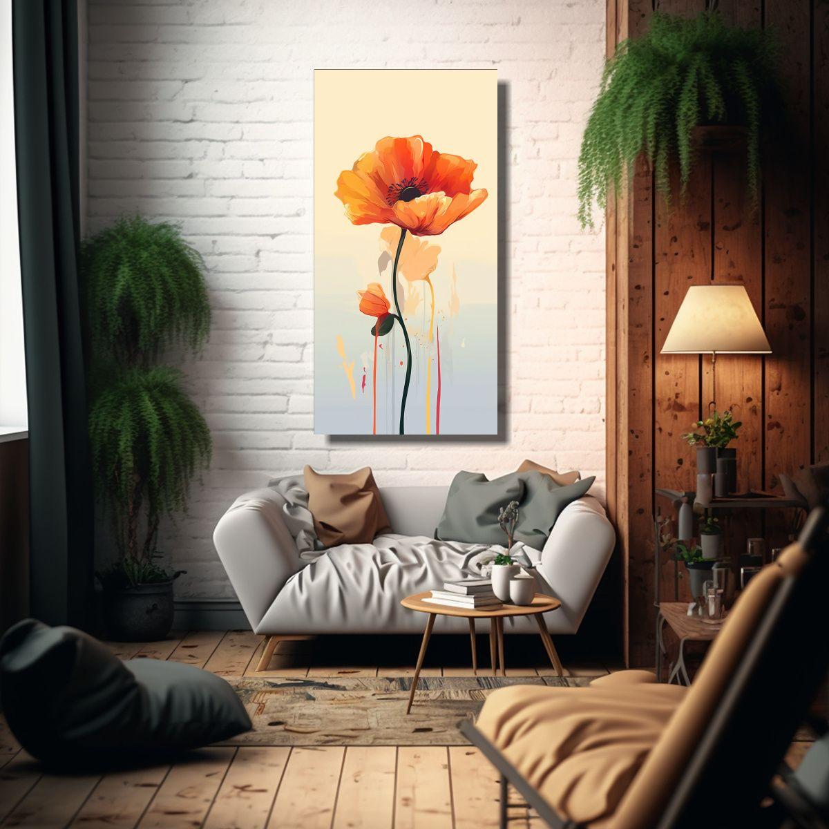 Arte Inspiración Multicolor Lienzo Elegante 50x100cm-2