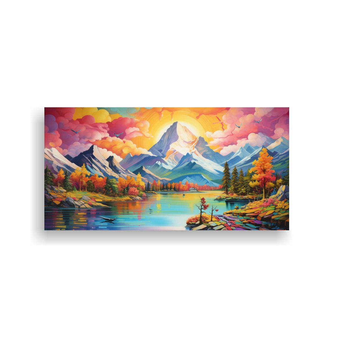 Pintura De Decoración De Arte Fino Tema De 40x20cm-0