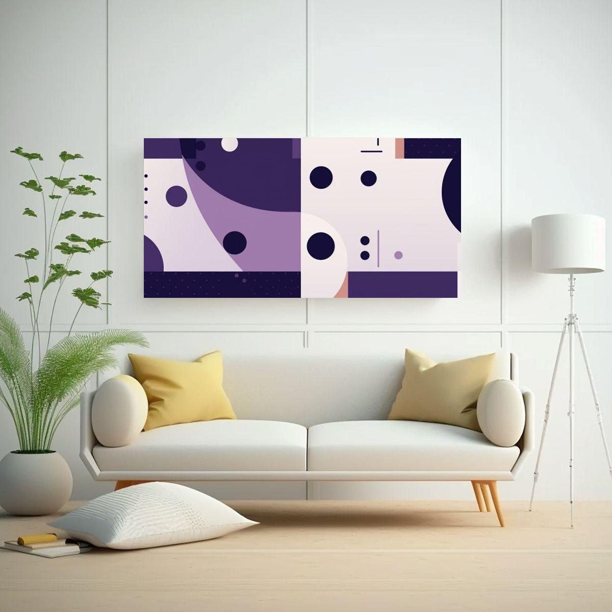 Cuadros De Decoración Con Diseño Gráfico 140x70 Cm-2