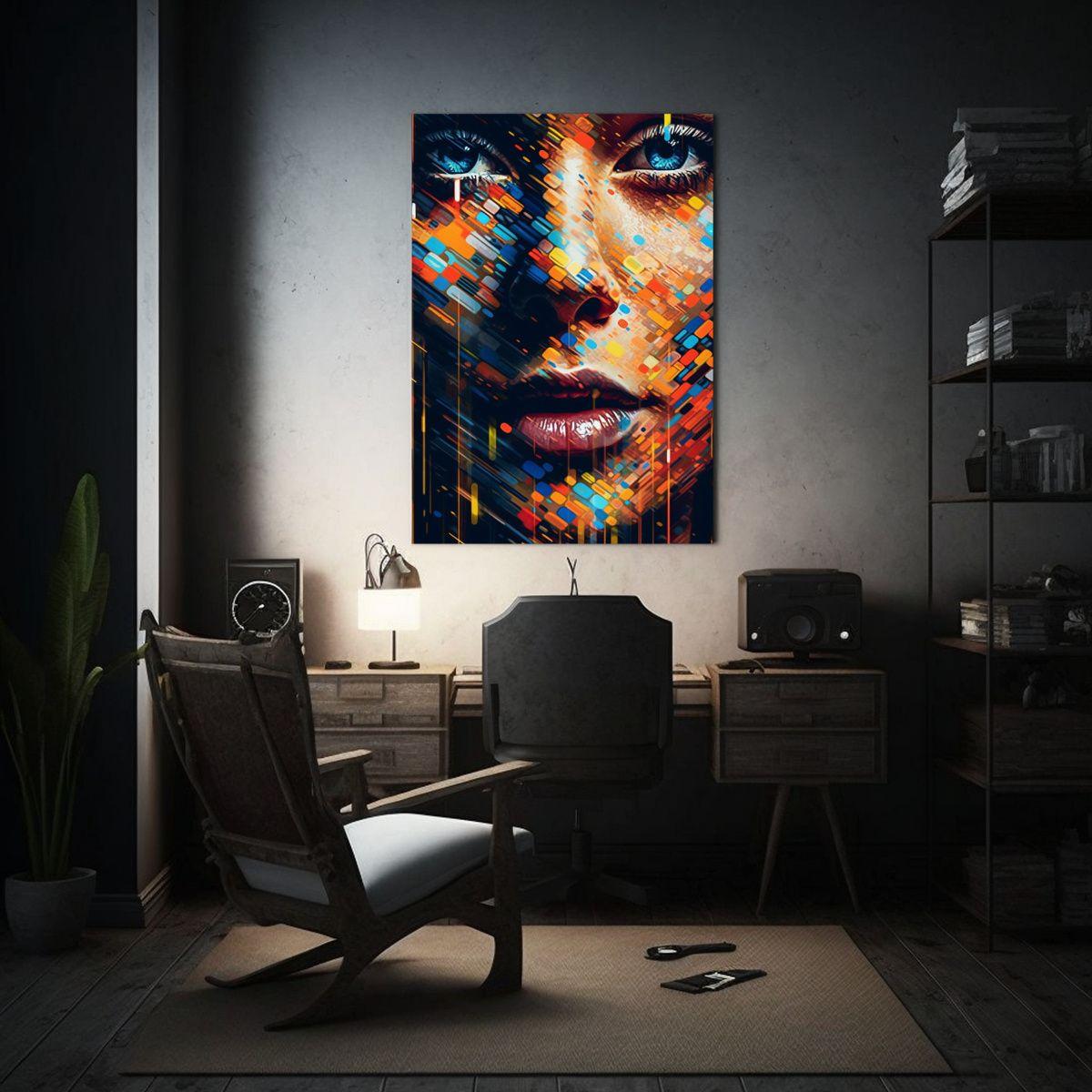 Pintura Decorativa De Espacios Eddie: 30x45cm-2