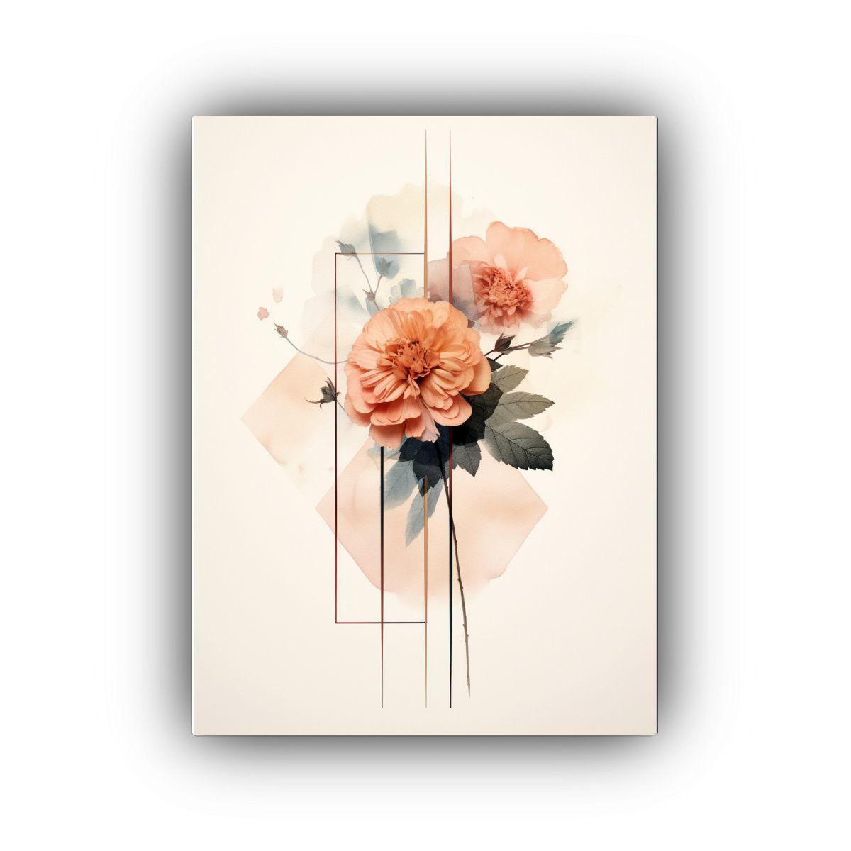 Lienzo Conceptual Riqueza Visual: Representación 50x75cm-0