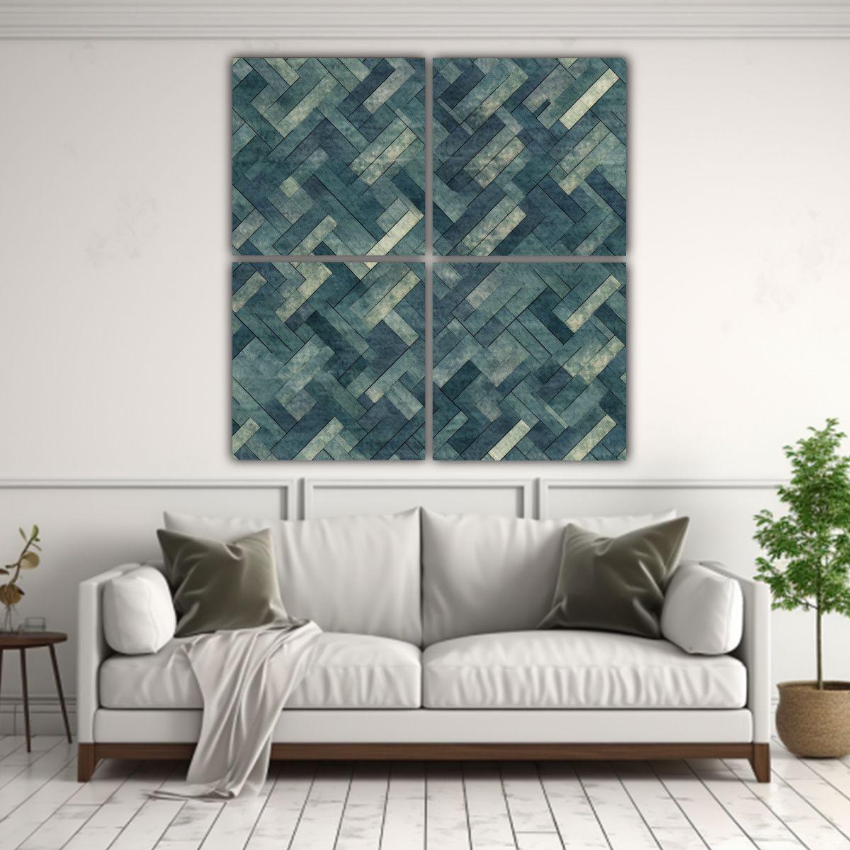 Cuadriptico Decorativo Adorable Textura De Fondo 200x200 Cm-2
