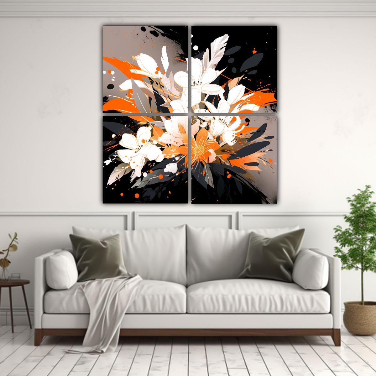Pinturas Decorativas Neonoir En Estilo Cuatro 60x60 Cm-2