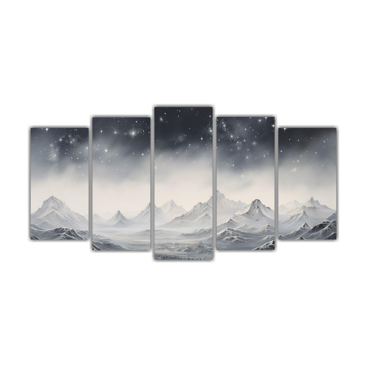 Paisaje Montañoso Enigmático Con Estilo 200x100 Cm-0