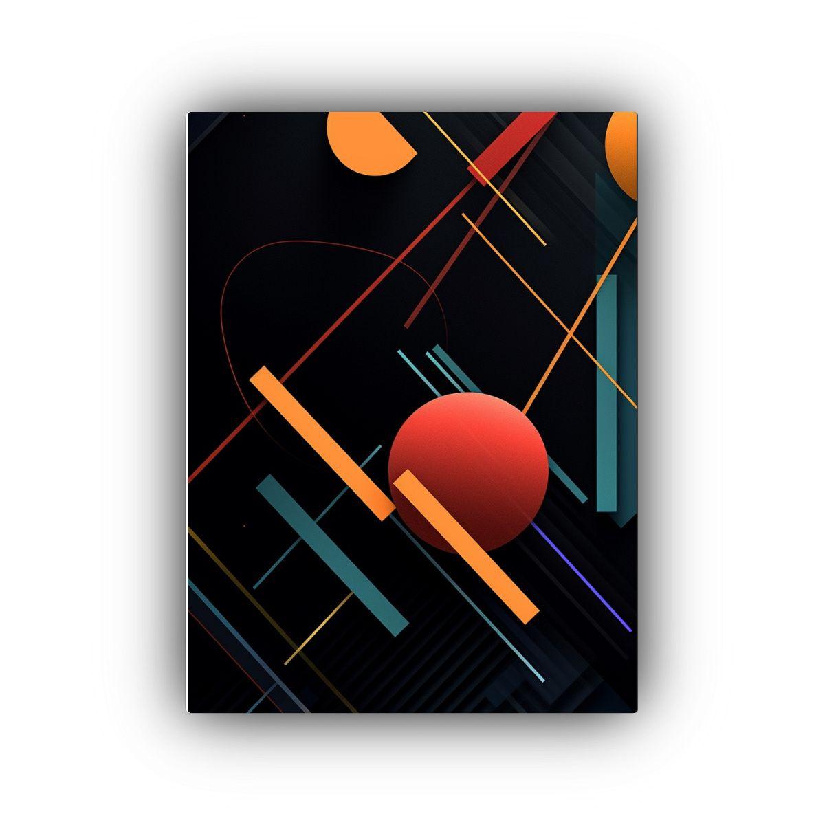 Lienzo Tela Acuarela Armonía Cromática 50x75cm-0
