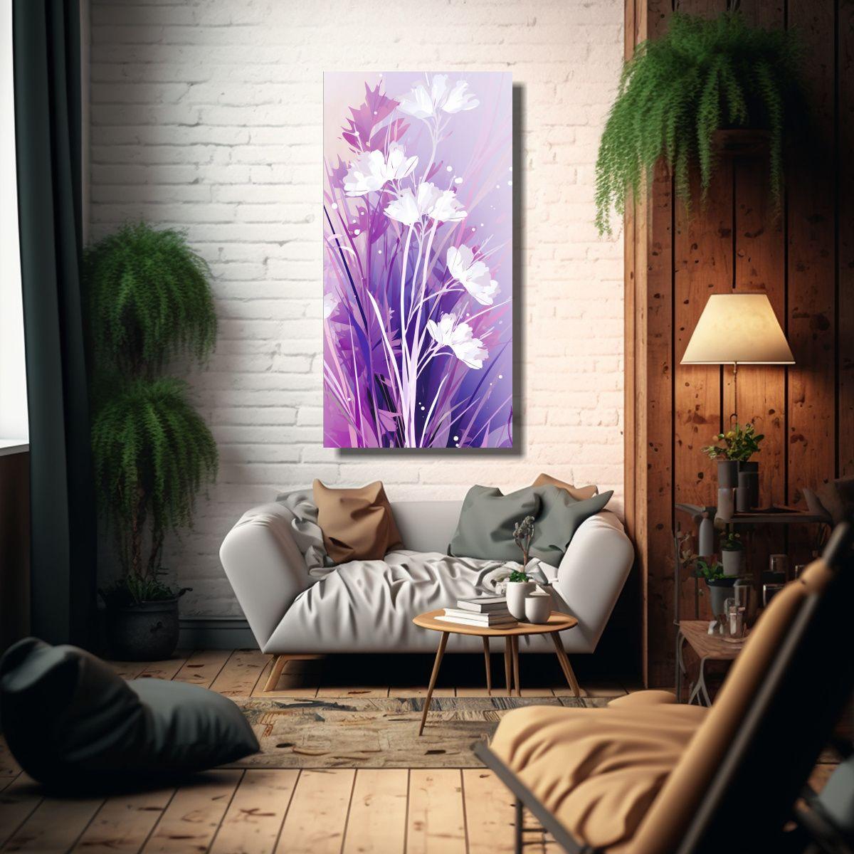 Arte De Pared Tela Canvas Urbano Aromáticas De 60x120cm-2