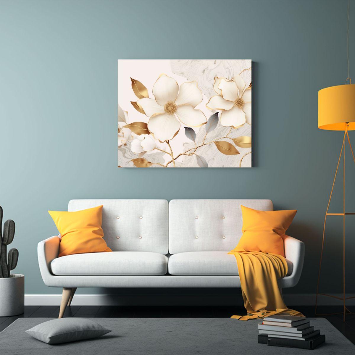 Cuadro De Composición única Con Estilo Minimalista Y Líne 65x50cm-2