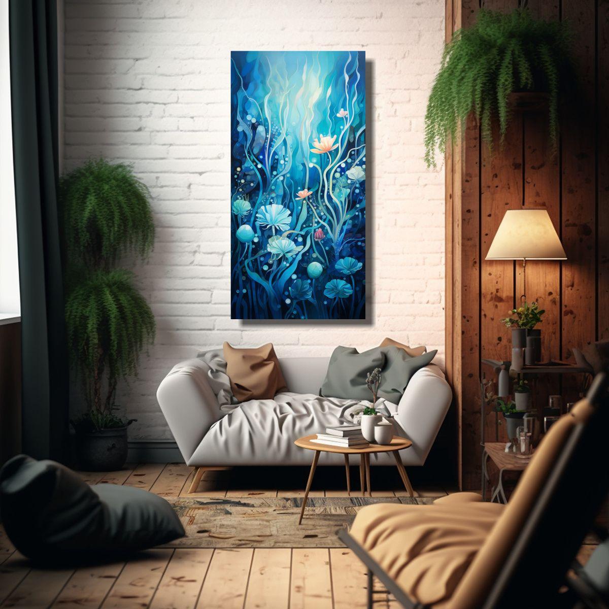 Pintura Decorativa Conceptual Surrealista De Un 70x140 Cm-2