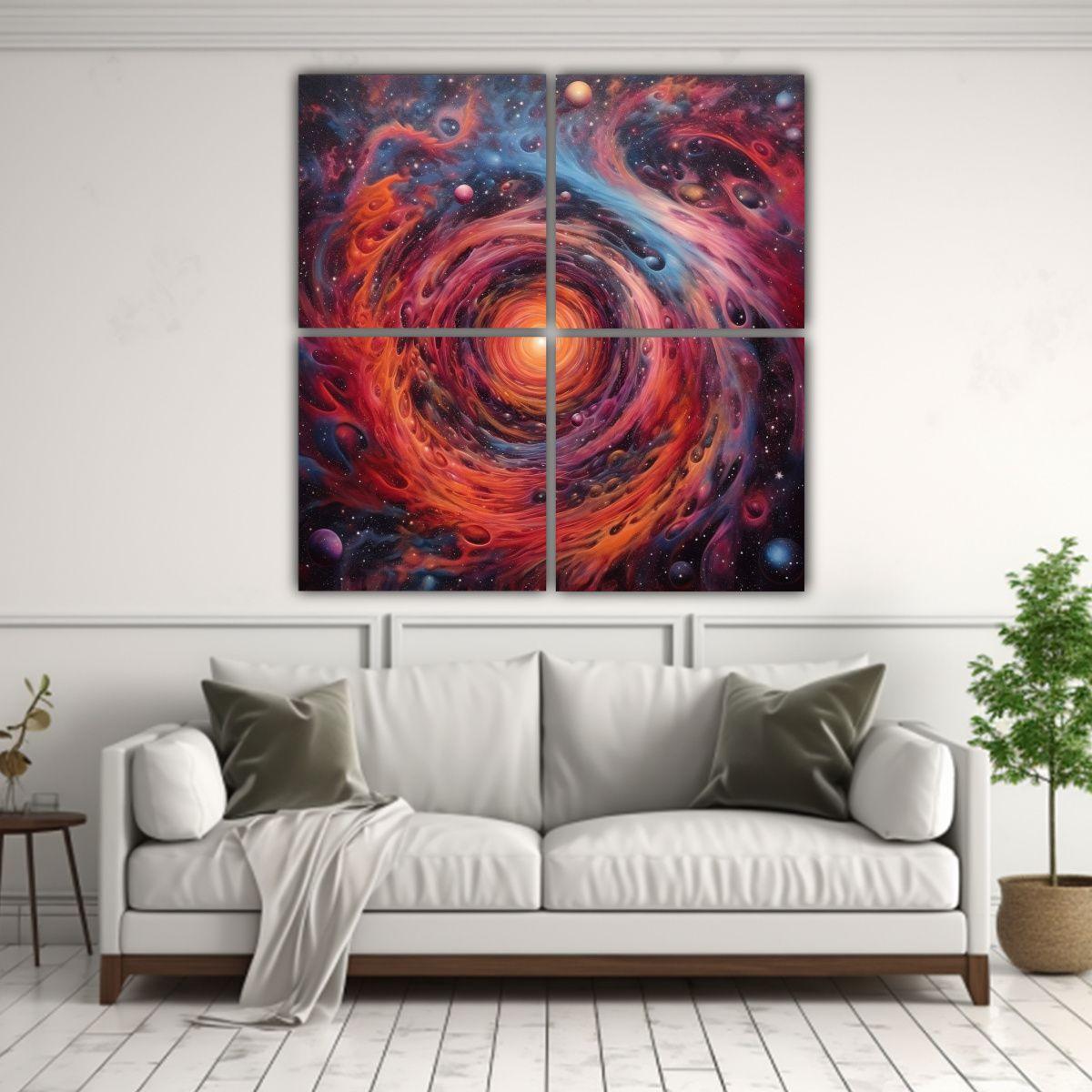 Arte De Pared Creativa Vastness And Beauty 60x60 Cm-2