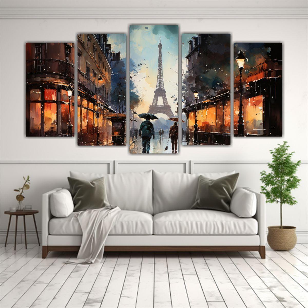 Pinturas Decorativas De Dos Hombres Besándose En 150x75 Cm-2
