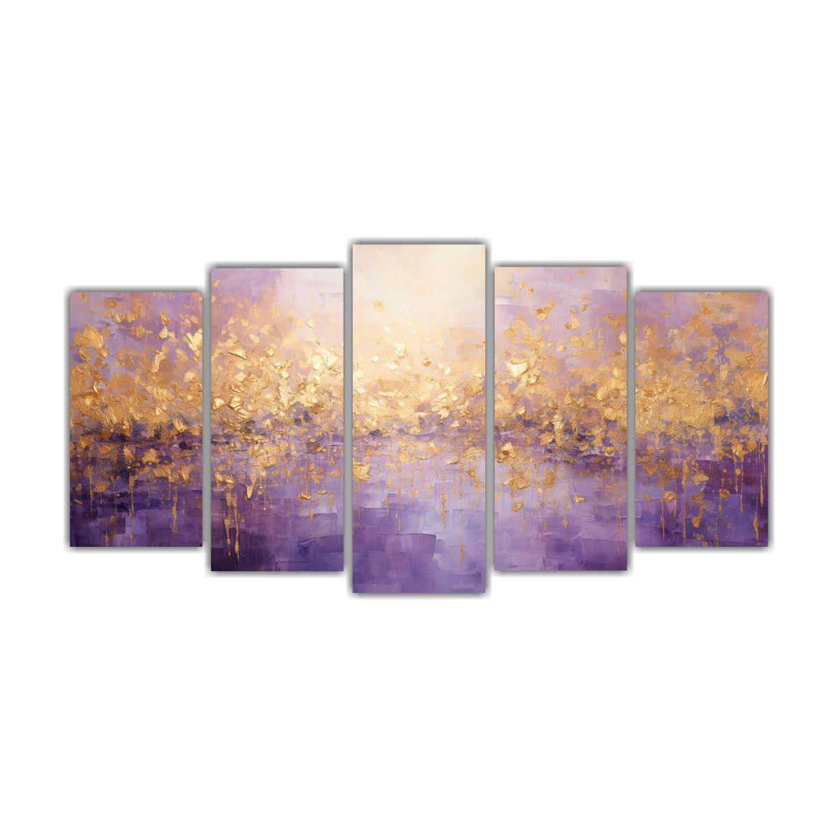 Conjunto 2 Lienzos Inspirador Puntos Luminosos 200x100 Cm-0