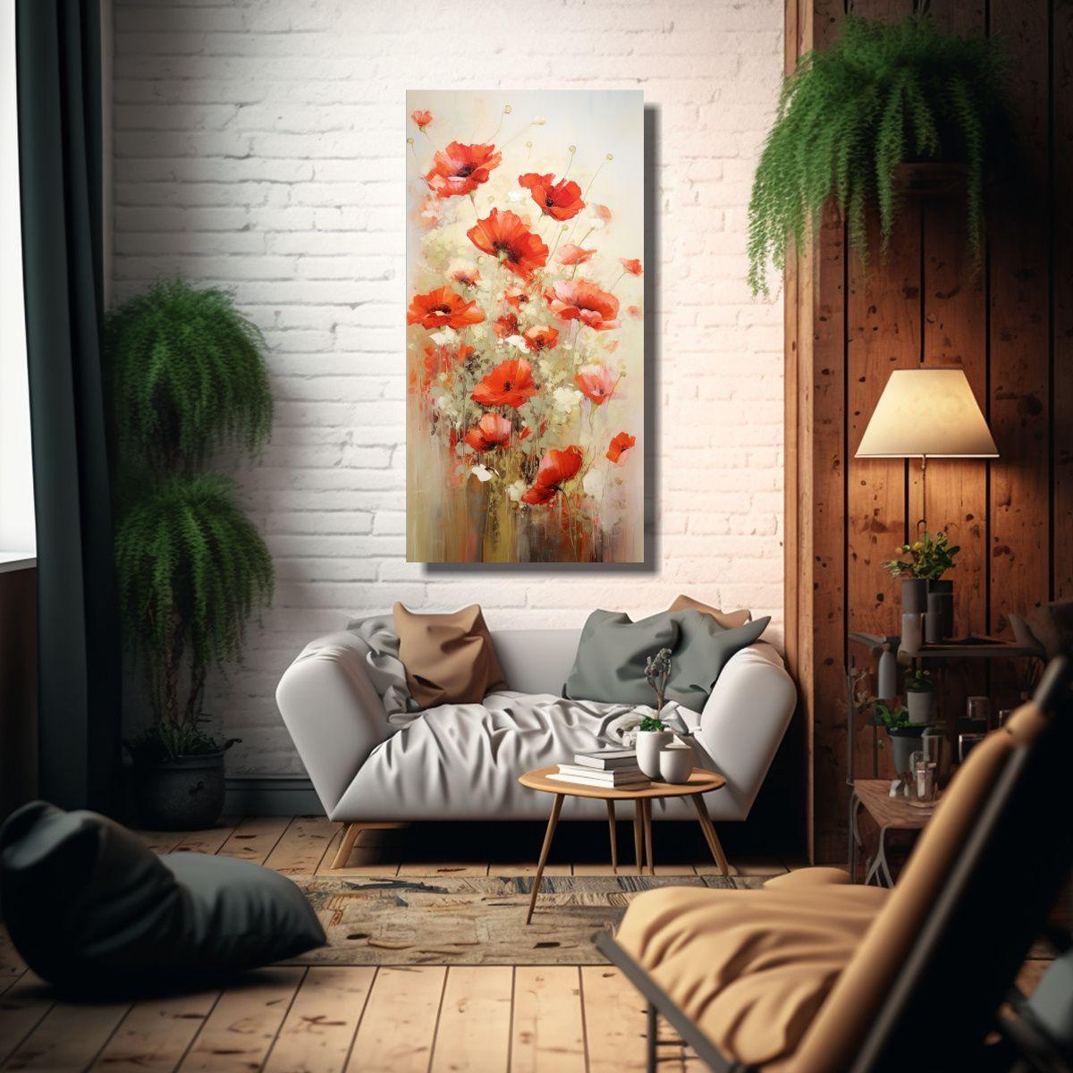 Lienzo Tela Canvas Artesanal: Pintura Abstracta 70x140cm-2