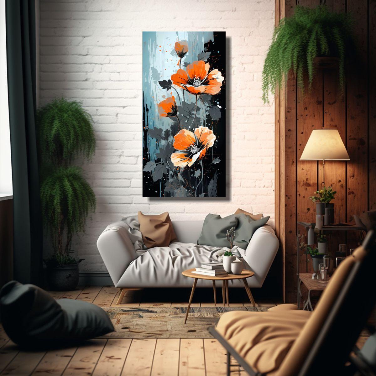 Pinturas Decorativas Estilo Medio Pincel Neonoir 30x60 Cm-2