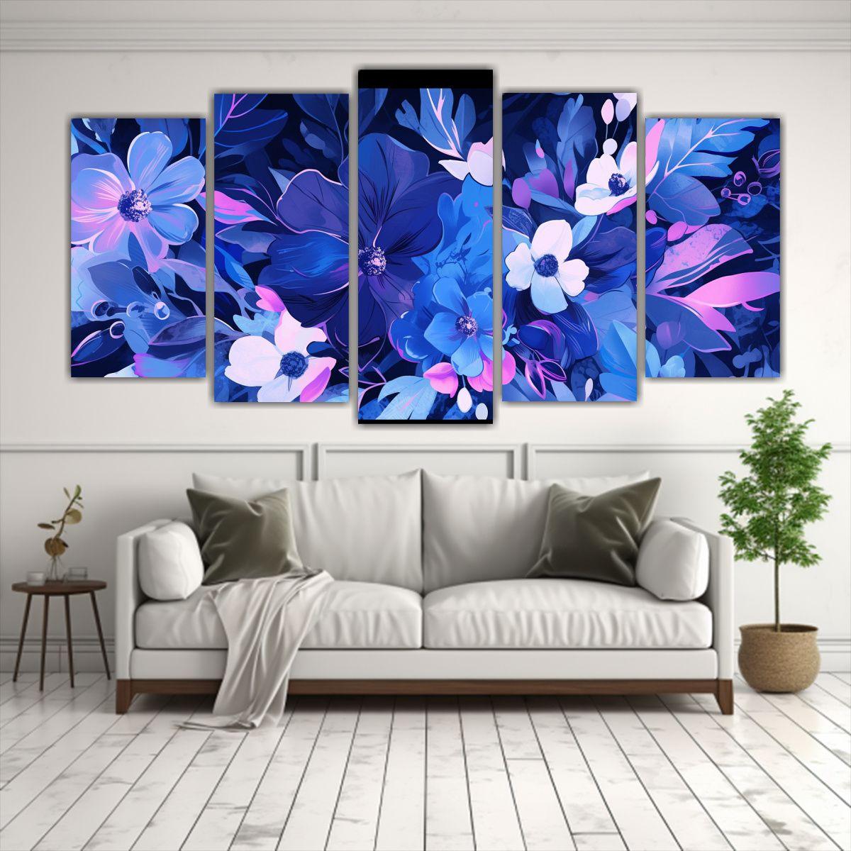 Pinturas Decorativas Con Ambientación Neonoir En 100x50 Cm-2