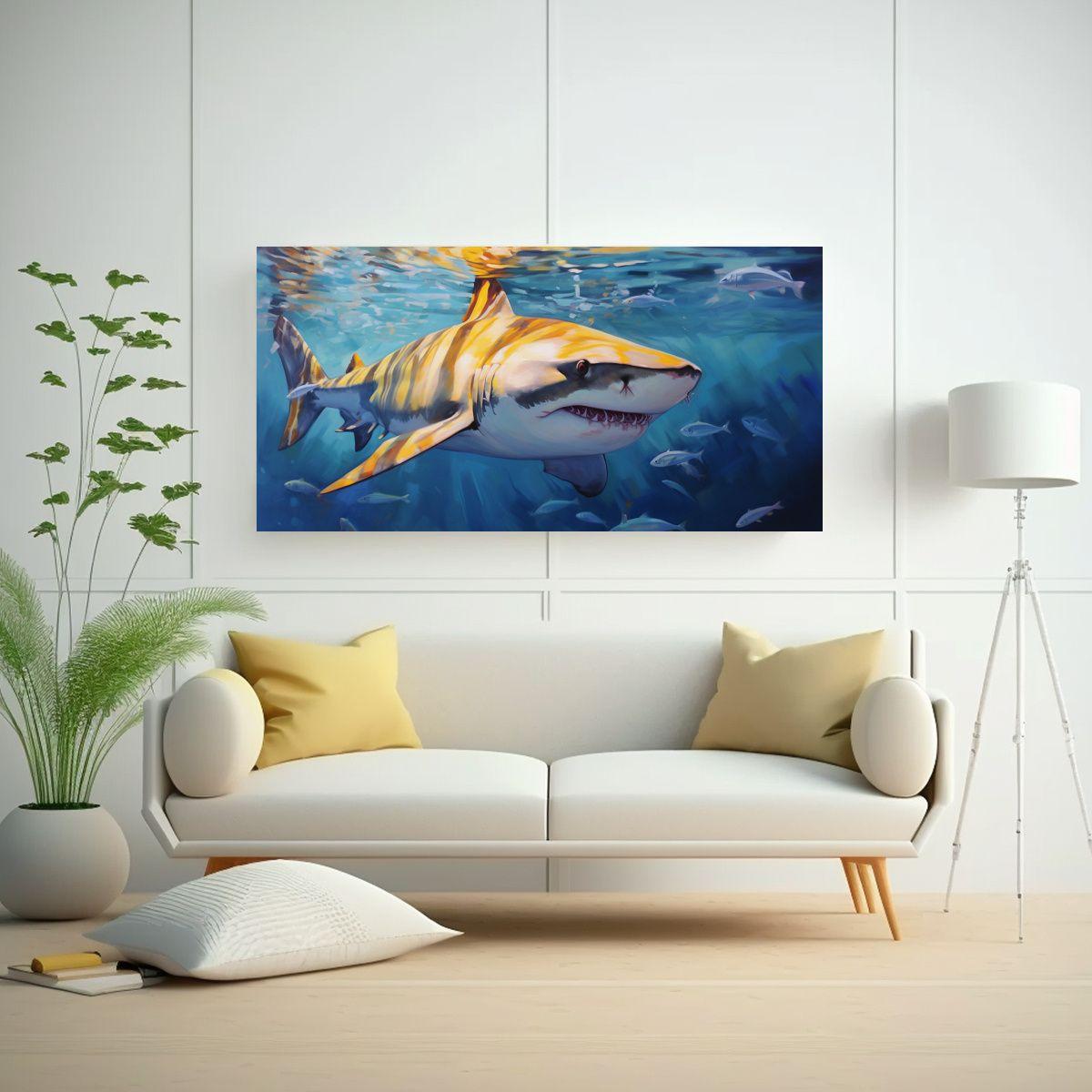 Pintura Al Estilo óleo Colorida De Estilo 100x50 Cm-2