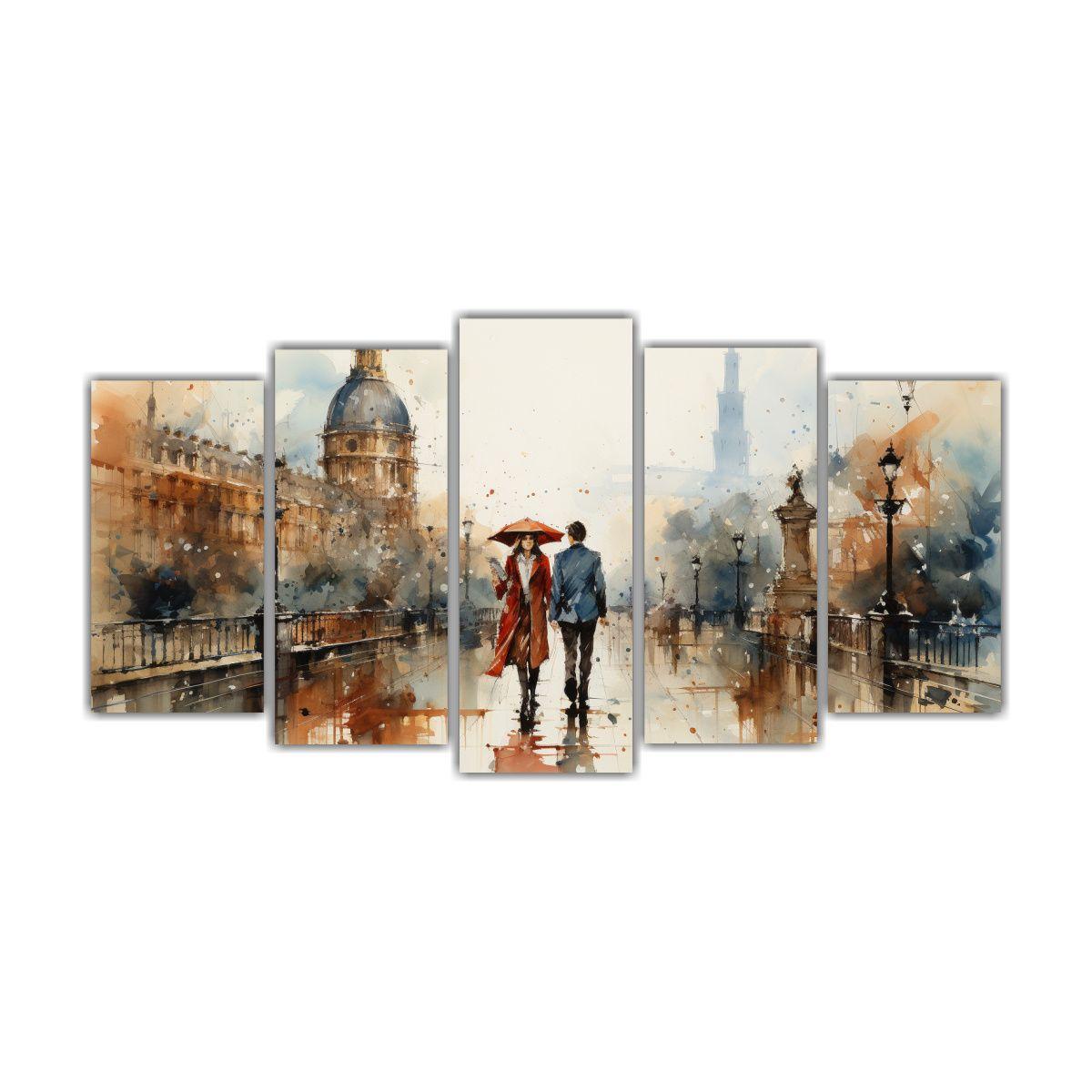 Pintura Decorativa Naturaleza Viva, Pareja 250x125 Cm-0