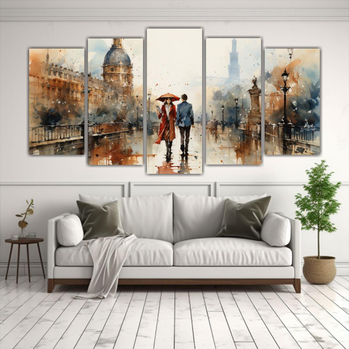 Pintura Decorativa Naturaleza Viva, Pareja 250x125 Cm-2