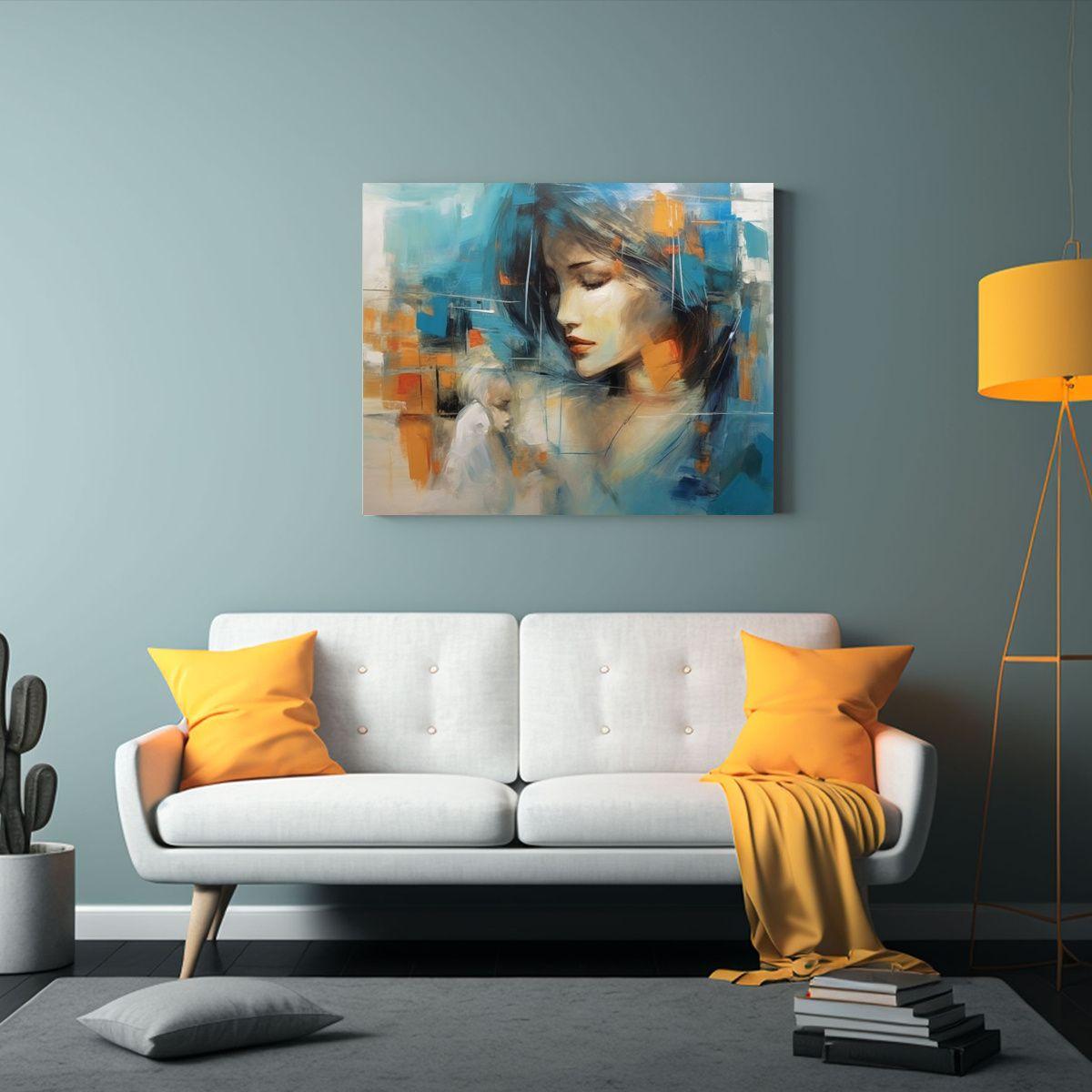 Pinturas Decorativas Sutiles Y Evocadoras En Bastidor De Cal 75x50cm-2