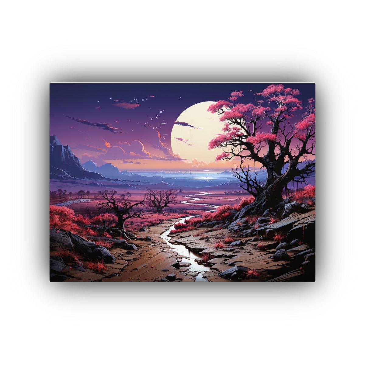 Pinturas Decorativas De Escenario Hermoso En Joshua Tree En  75x50cm-0