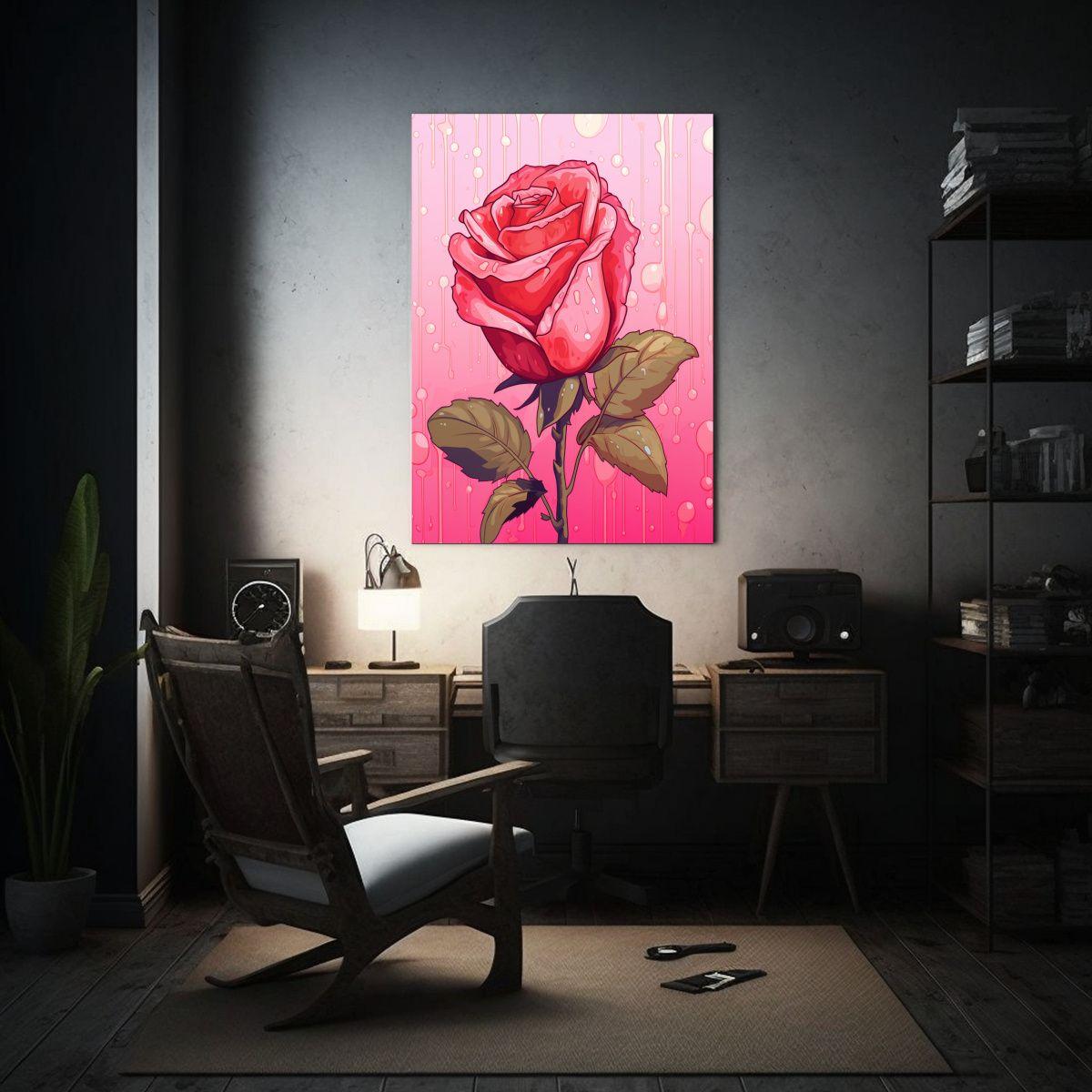 Cuadro De Tela Con Colores Luminosos Y Estilos 50x65 Cm-2