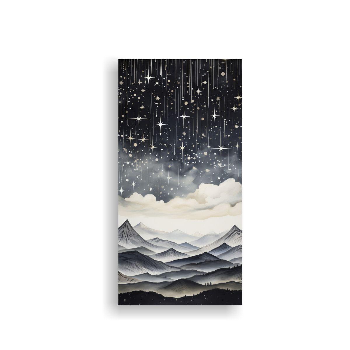 Paisaje Montañoso Con Estilo Elegante 30x60cm-0