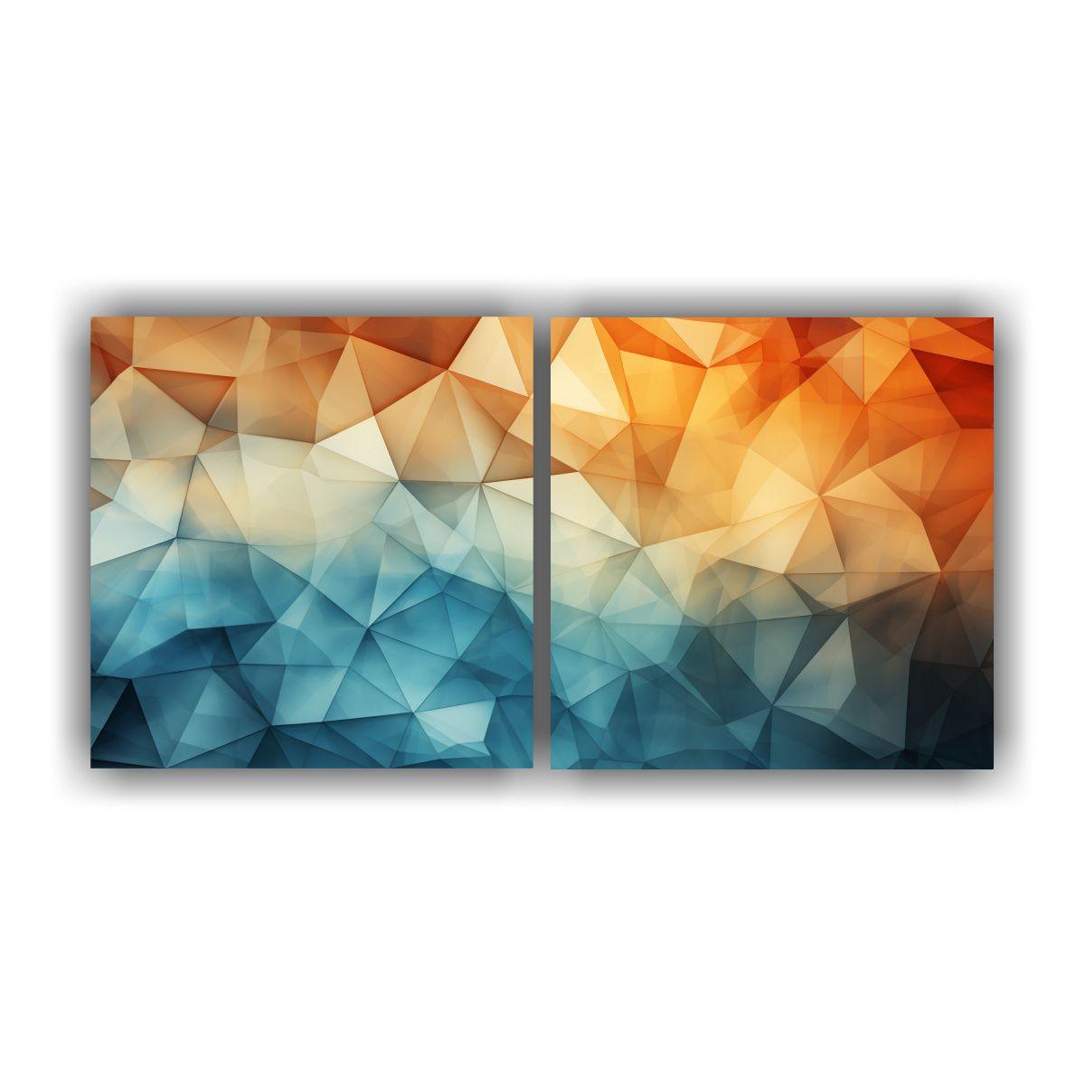 Cuadros Decorativos Inspirados En Elegante Arte 40x20 Cm-0