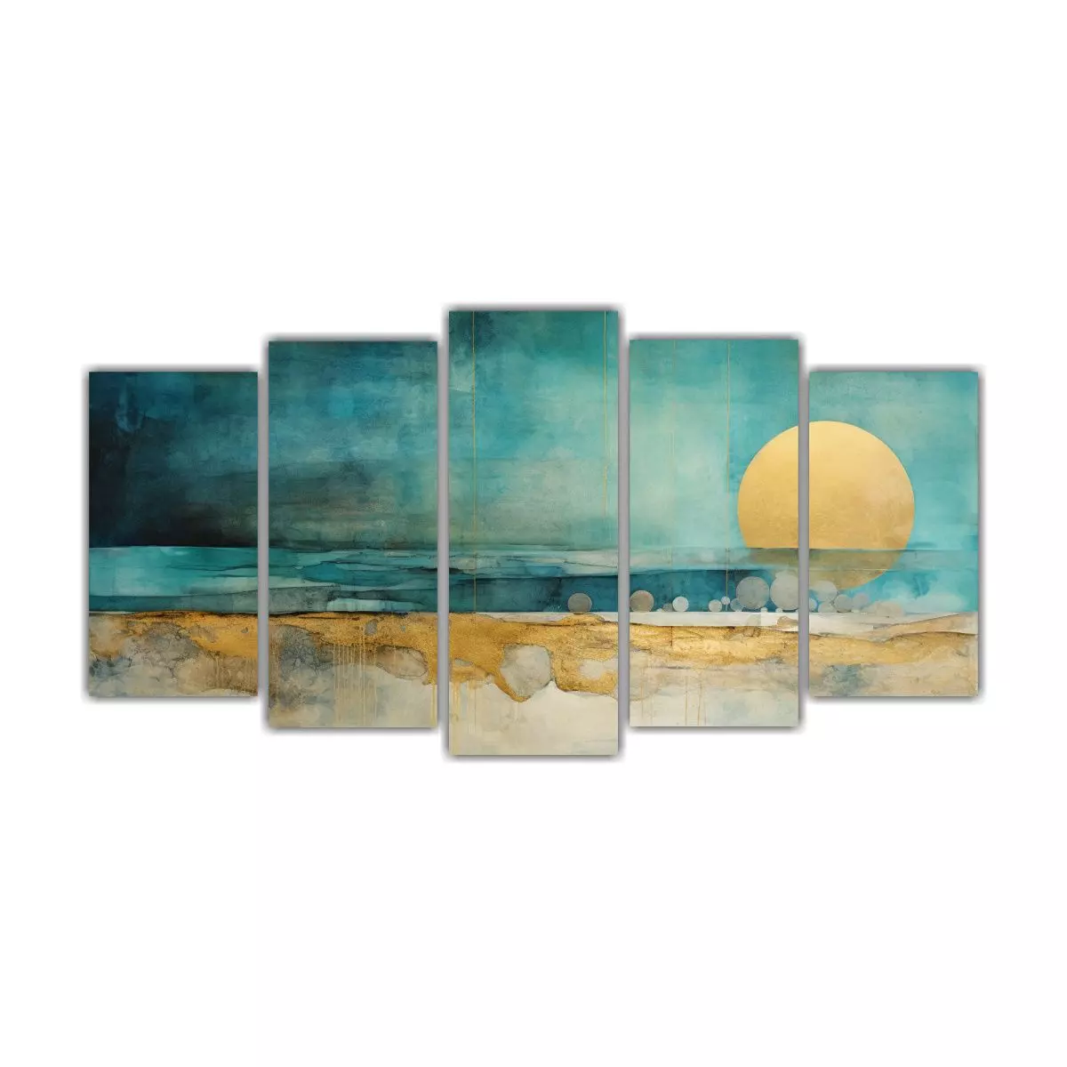 Pintura De Pared Vanguardia Calma En Carnesi 250x125 Cm-0