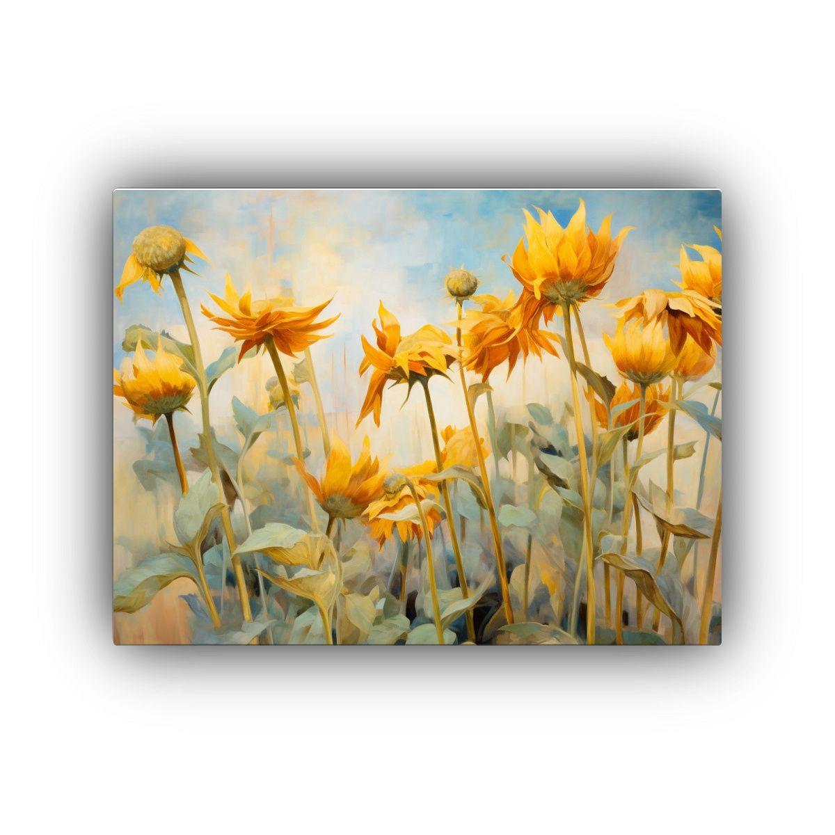 Cuadro Tela Bastidor Calidad Colores Vibrantes Alcachofas Je 45x30cm-0