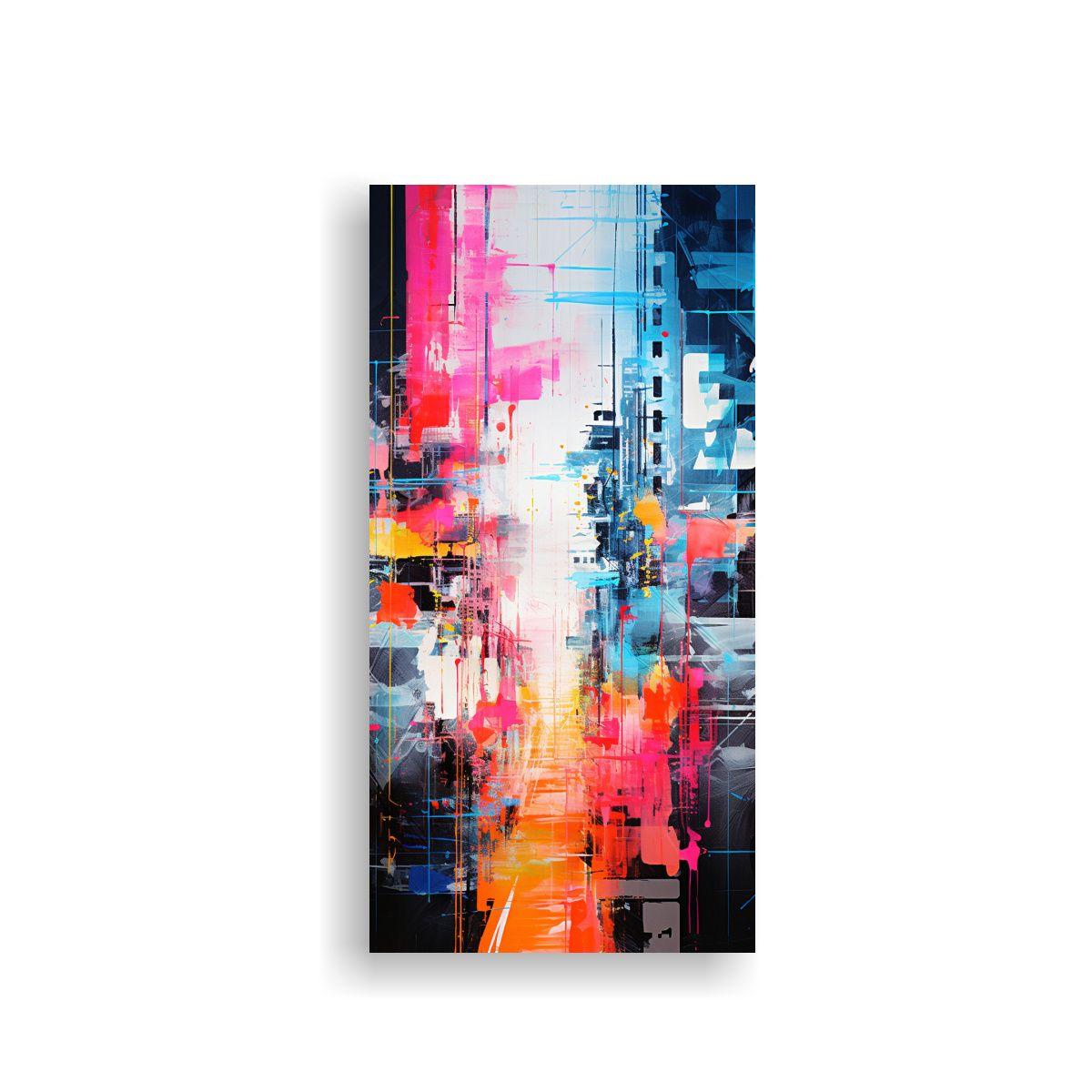 Arte Abstracto Calma: Pinturas Decorativas Que 40x80 Cm-0