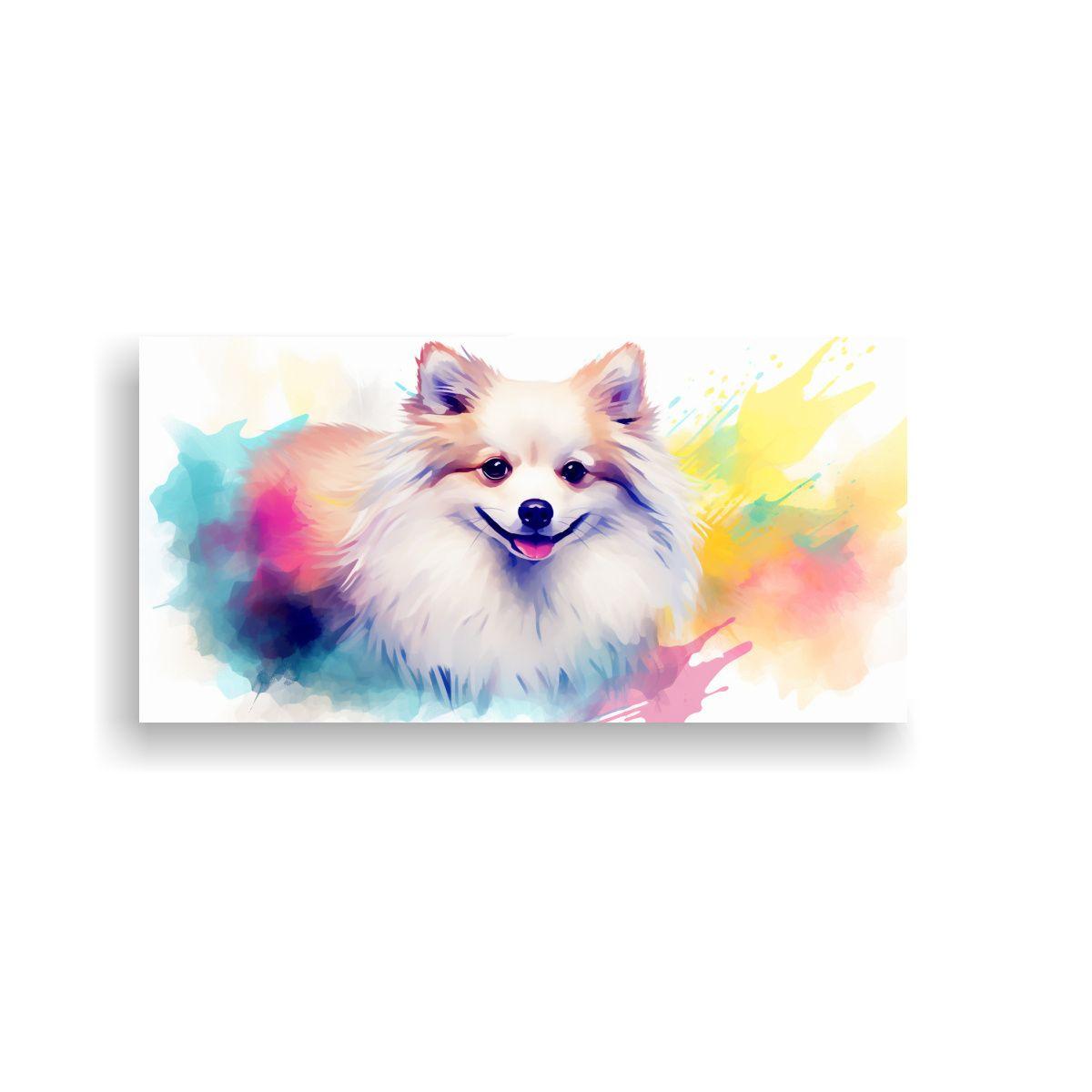 Cuadro Minimalista Vintage De Spitz En Colores 80x40cm-0