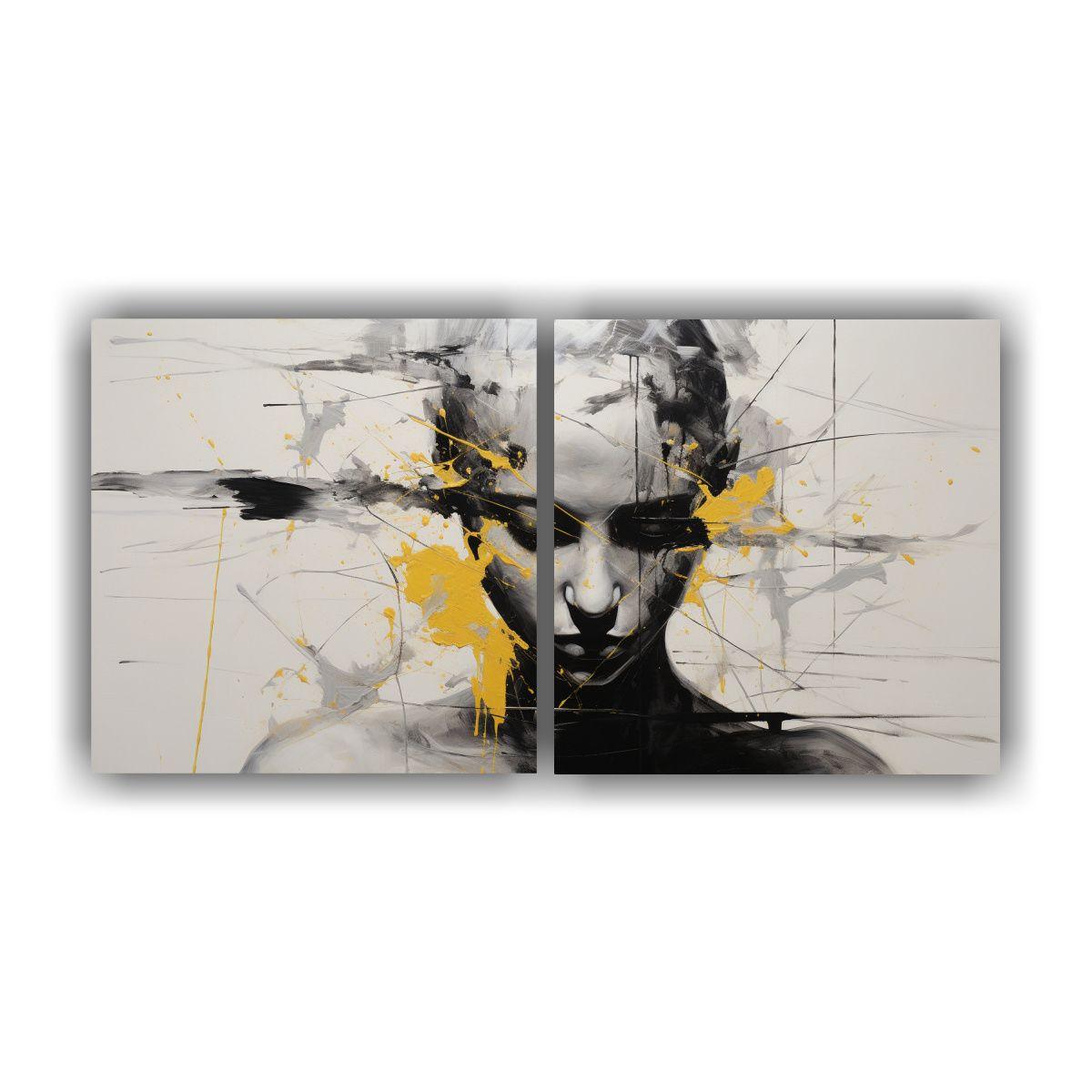 Pinturas Decorativas De Acuarela Armonía Facial 120x60 Cm-0