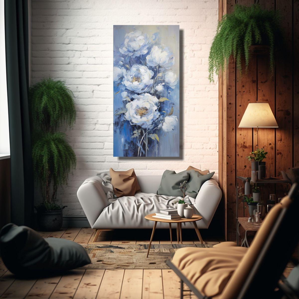 Lienzo De Tela Vanguardia Con Equilibrio Visual 50x100 Cm-2