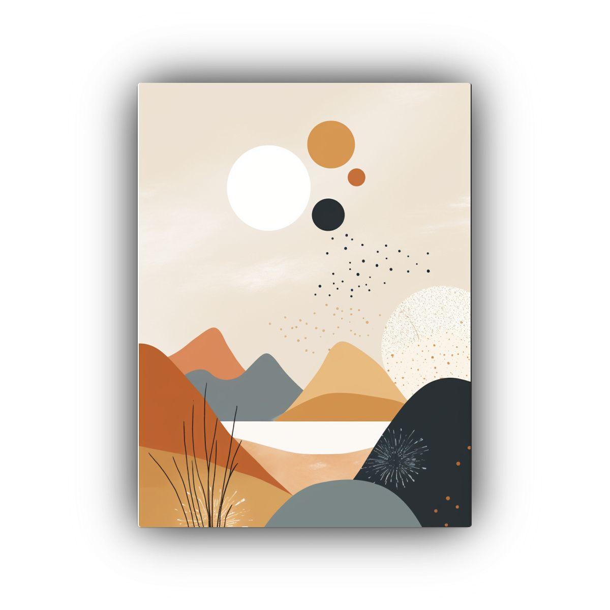 Estilo Galería Sala: Arte Escandinavo Con 30x40cm-0