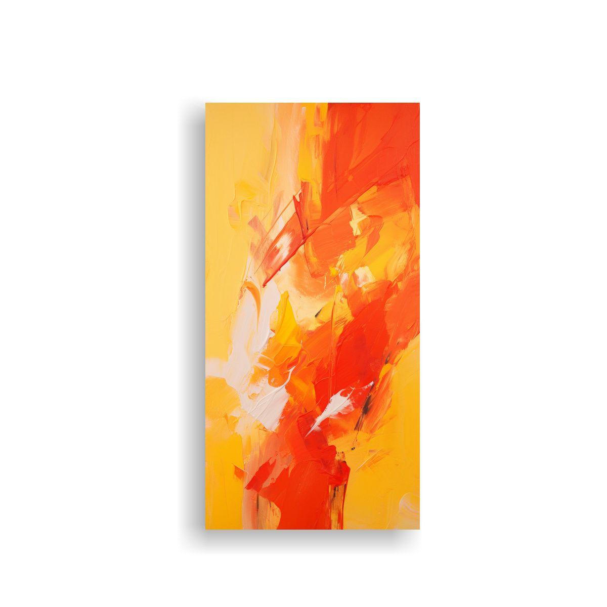 Cuadro Abstracto De Decoración Dinámica 40x80 Cm-0