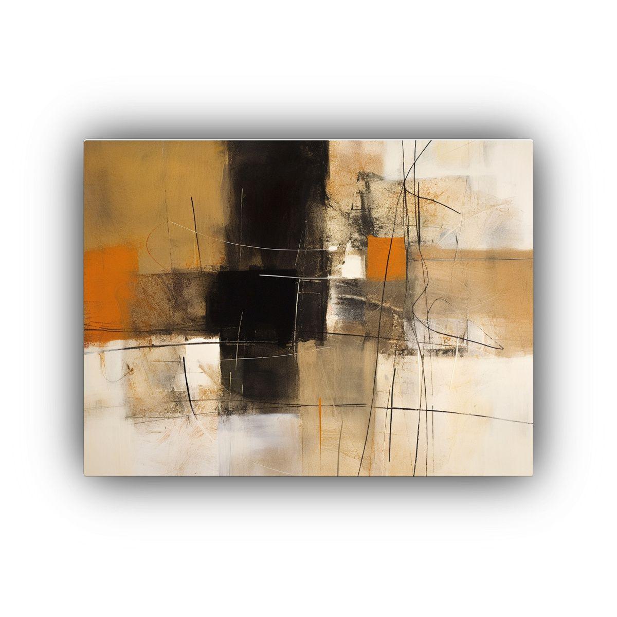Pintura Decorativa Estilo Minimalista En Papel 30x20cm-0