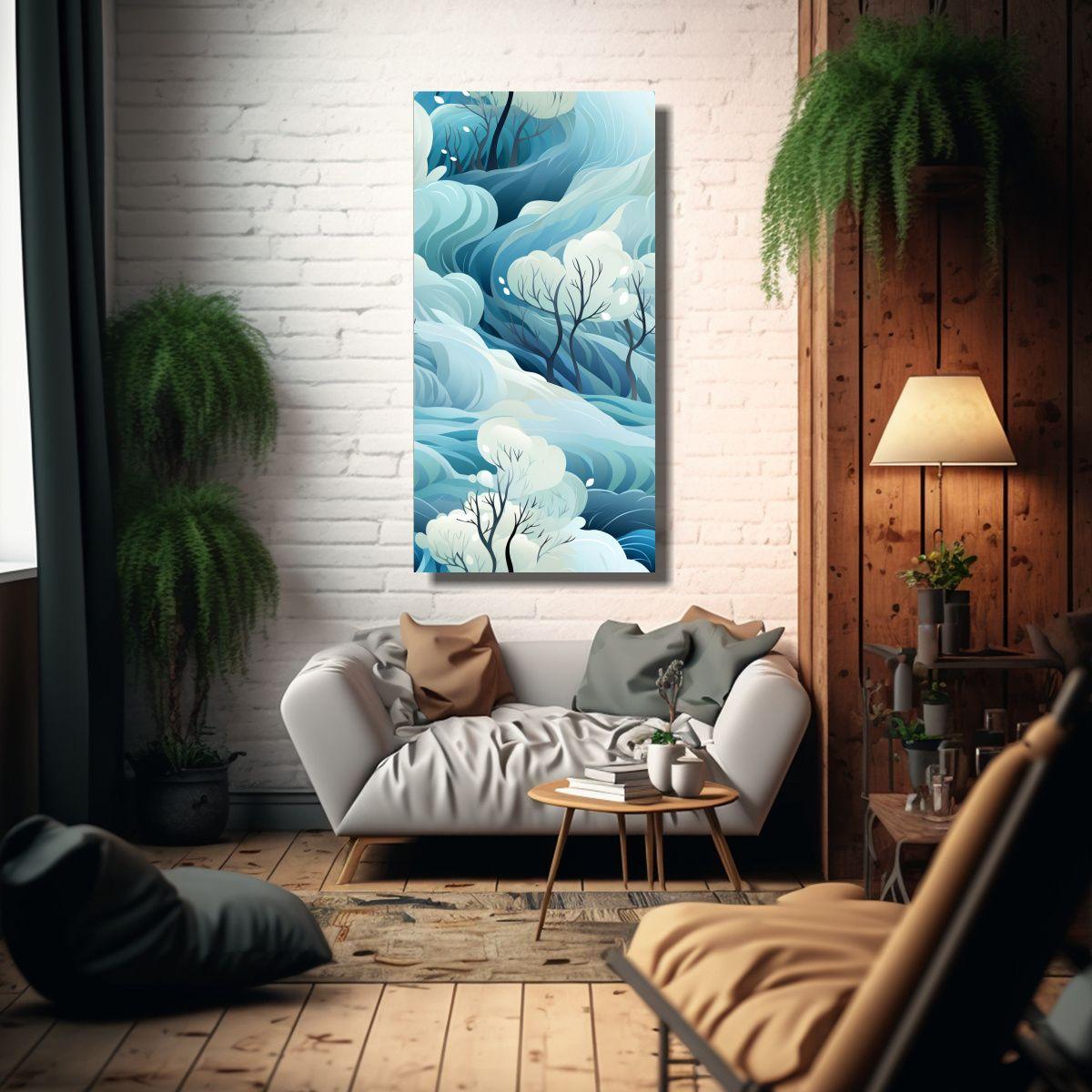 Cuadro Fotografía Equilibrio Con Diseño 80x160cm-2