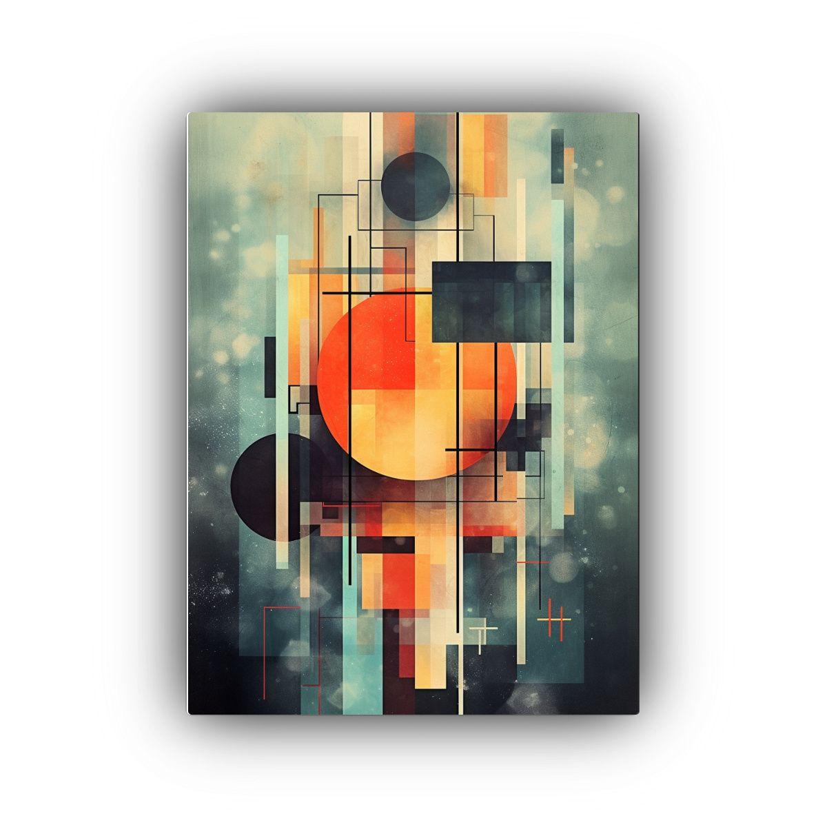 Pinturas Abstractas Geométricas Futuristas 80x120 Cm-0