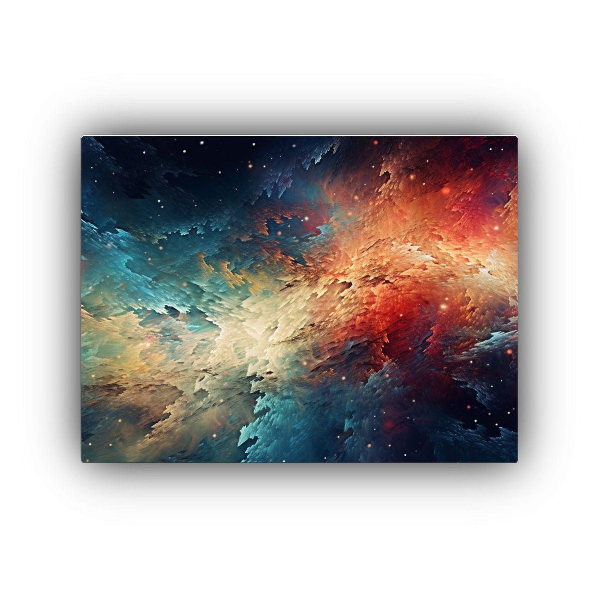 Pintura Abstracta Galaxia Creando Un Desenfoque 30x20cm-0