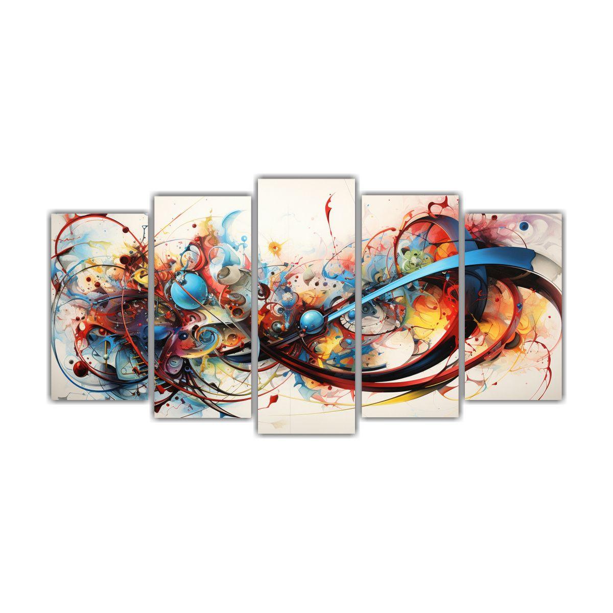 Pinturas De Decoración En Bastidor: 250x125 Cm-0
